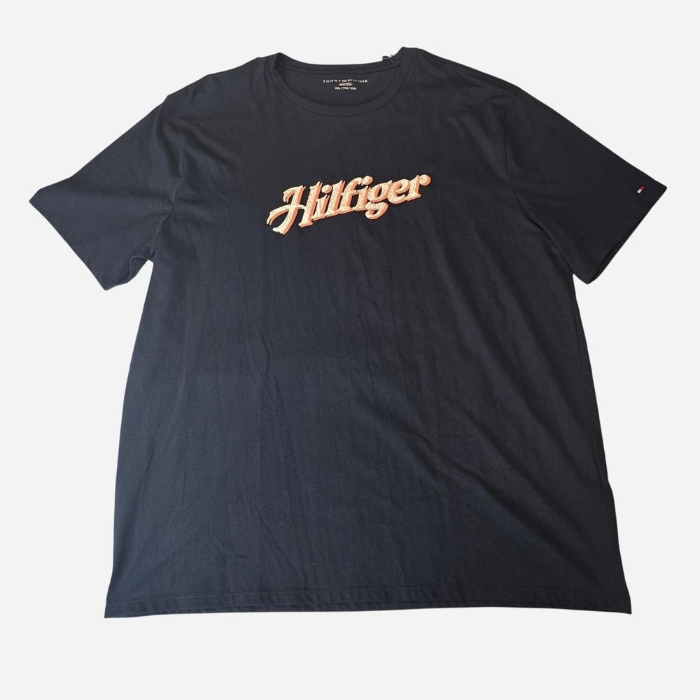 Tommy Hilfiger Embroidered Hilfiger Logo T-Shirt Men's Size XXL